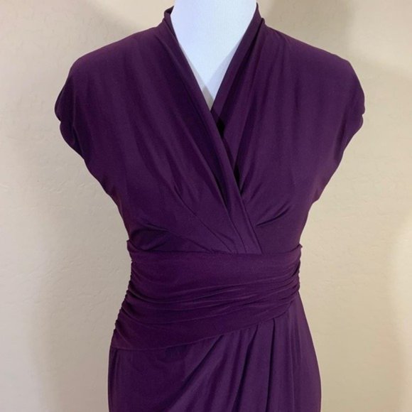 Chaps Dark Purple Dress Small - Picture 8 of 8